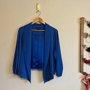 Torrid Light Crepe Ruched Sleeve Blazer - Sz. 3